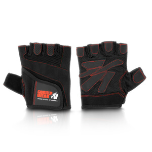 Women´s Fitness Gloves, black/red, medium
