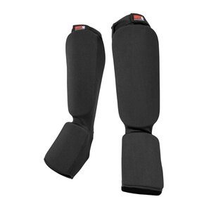 Jefferson Shin Guards, black, medium