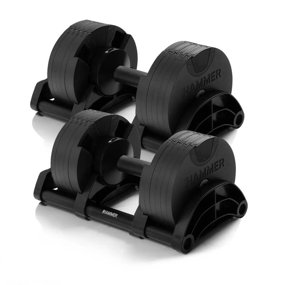 SmartLock-hantlar, 2 x 20 kg, Hammer