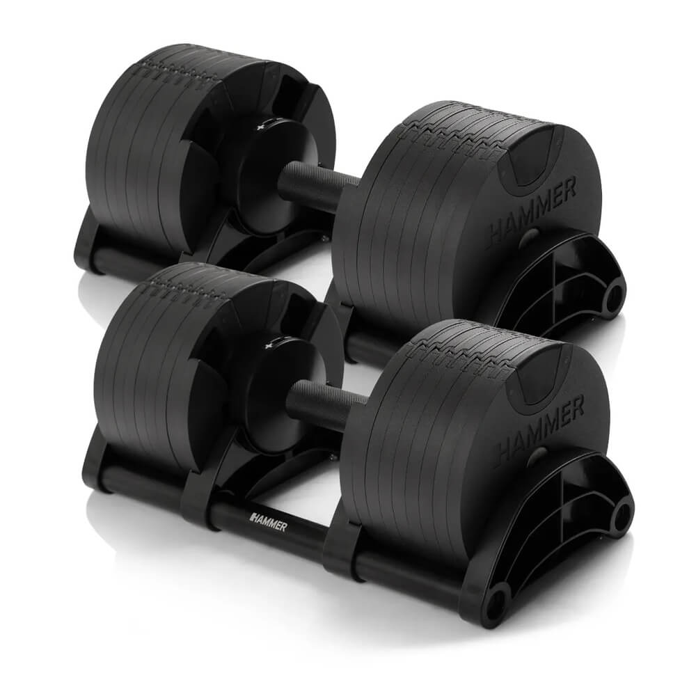 SmartLock-hantlar, 2 x 32 kg, Hammer