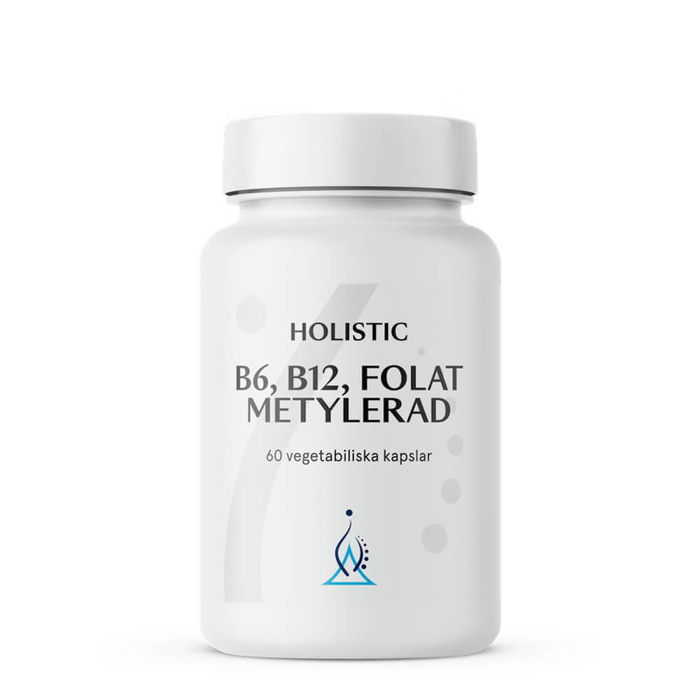 B6 B12 Folat metylerad (Vegan), 60 caps