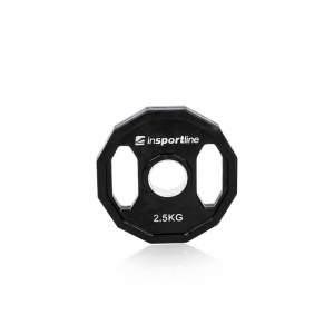 Viktskivor Gummi 30 mm, 2 x 2,5 kg, inSPORTline