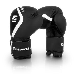 Boxhandske Shormag, black/white, 12 oz