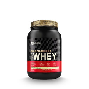 100% Whey Gold Standard, 908 g, Vanilla Ice Cream