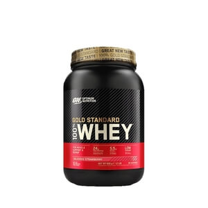100% Whey Gold Standard, 908 g, Delicious Strawberry