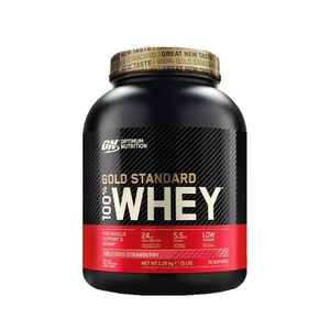 Kolla in 100% Whey Gold Standard, 2273 g, Optimum Nutrition hos SportGymButiken.