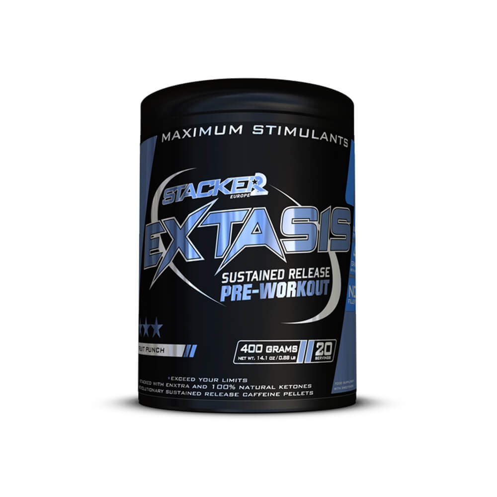 Stacker 2, Extasis PWO Fruit Punch, 400g