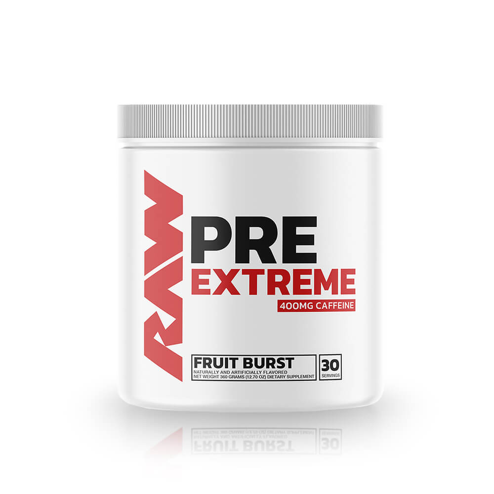 RAW, Pre Extreme PWO Fruit Burst, 360g