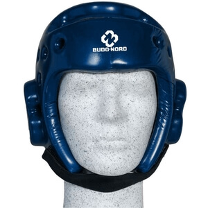 Budo-Nord Huvudskydd Taekwondo-hjälm, blå, medium