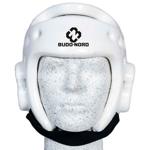 Huvudskydd Taekwondo-hjĆ¤lm, vit, Budo-Nord