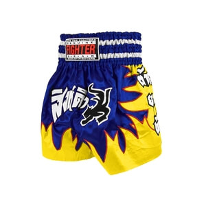 Kolla in Thai Shorts, yellow/blue, Fighter hos SportGymButiken.se