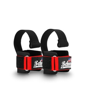 Power Lifting Straps with Dowel, Schiek Sports