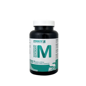 Magnesium Glycinate, 90 kapslar, Strength