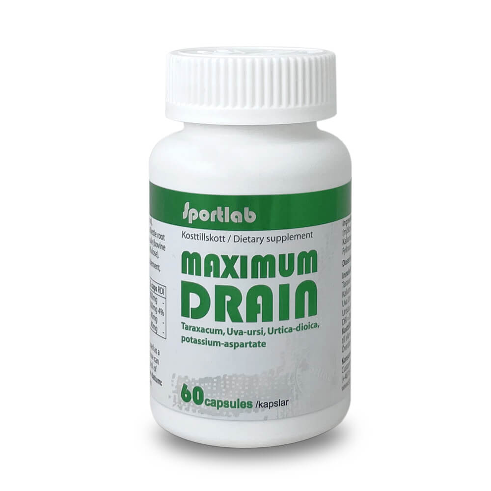 Maximum Drain, 60 kapslar, Sportlab