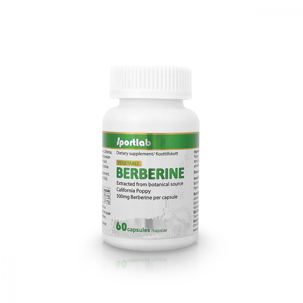 Berberine, 60 kapslar