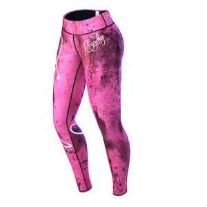 Pink Mechanic Tights, pink/black, Anarchy