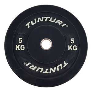 Kolla in Bumperviktskiva 5 kg, Tunturi hos SportGymButiken.se