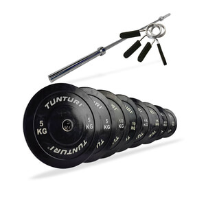 Bumper Skivstångsset 120 kg