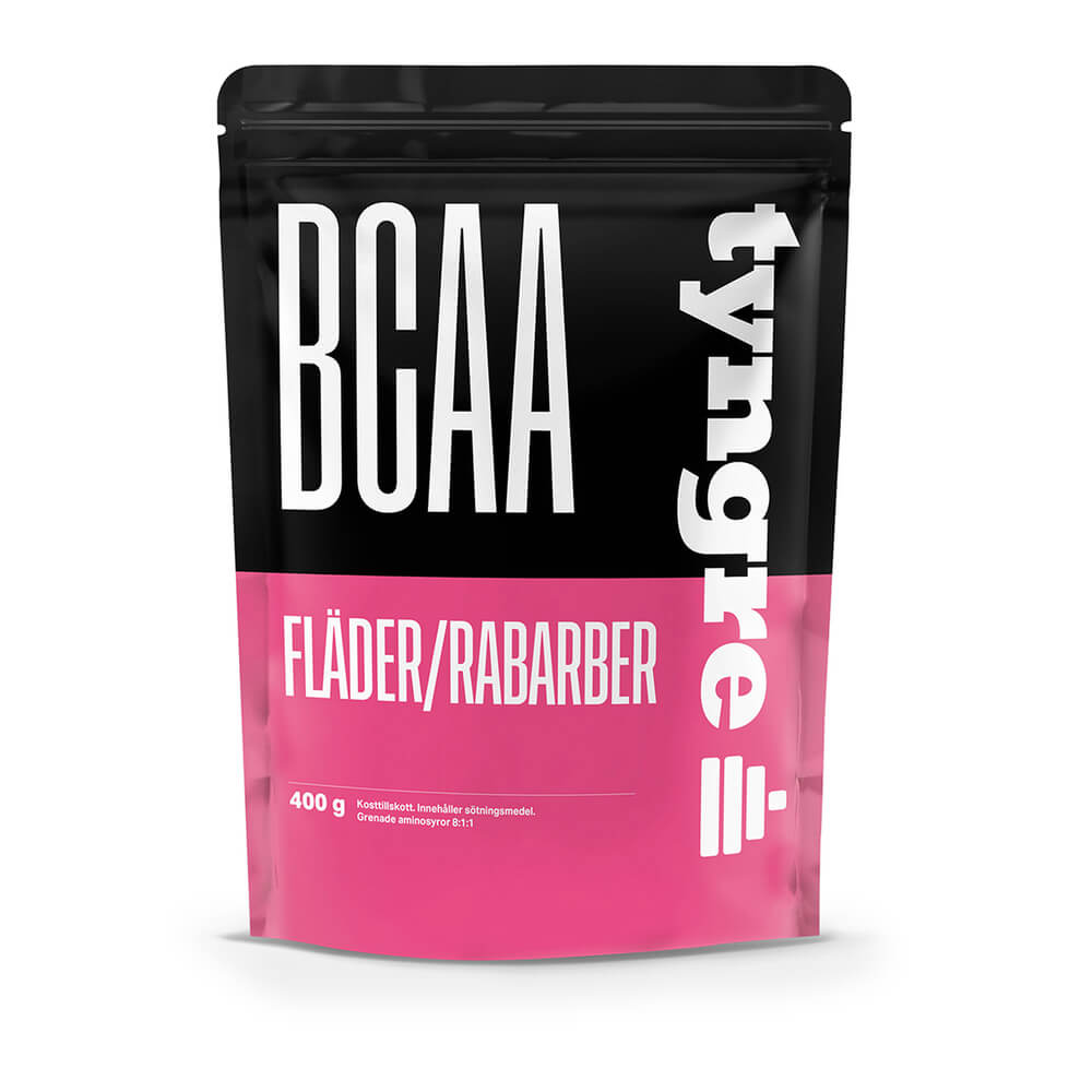 Tyngre BCAA 400 g Fläder/Rabarber