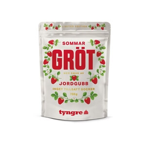 Kolla in Tyngre Grötmix, 750 g, Mannagrynsgröt med jordgubbar hos SportGymButike