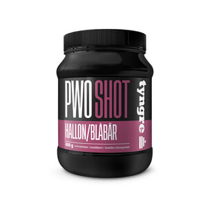 PWO Shot, 400 g, Hallon/Blåbär