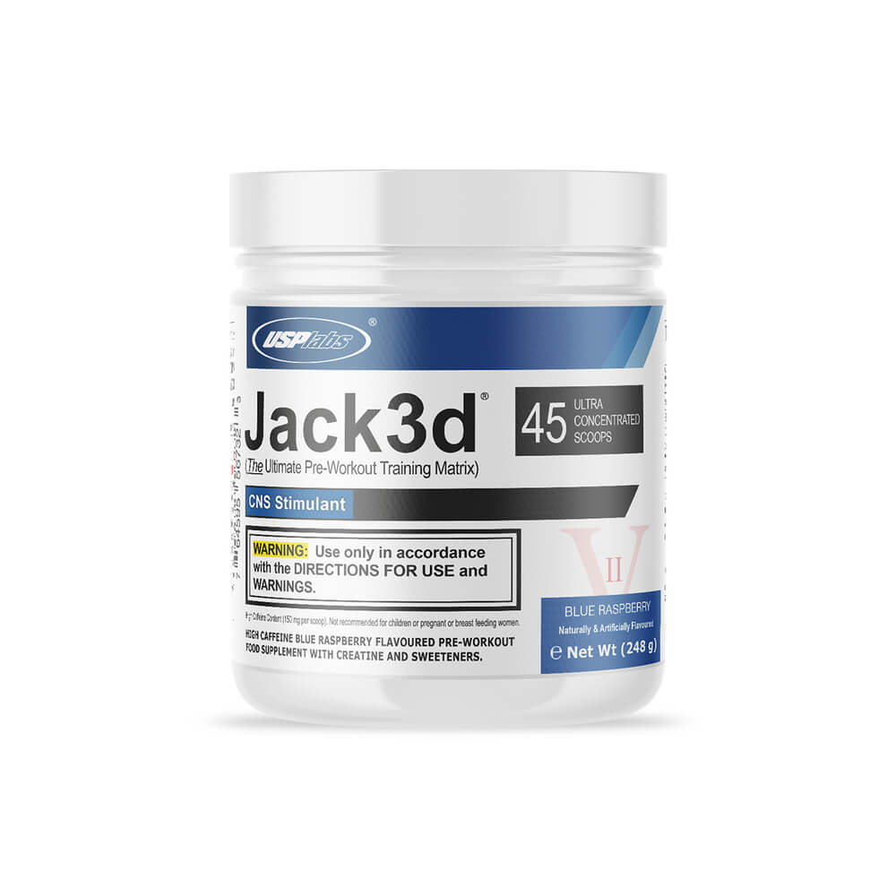 USP Labs, Jack3d PWO Blue Raspberry, 248g