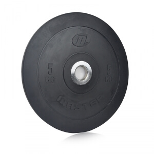 Bumper Plate, 5 kg, svart