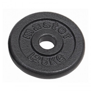 Master Fitness Viktskiva metall 25 mm 2 x 1,25 kg