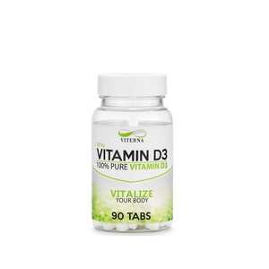 Vitamin D3, 90 tabletter, Viterna