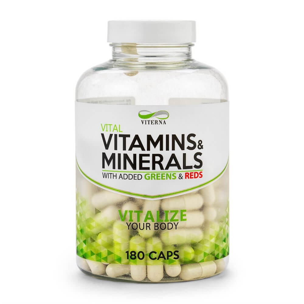 Multivitamin, 180 kapslar, Viterna