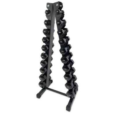 Vinylhantelset Black 1-10 kg & Hantelstll, JTC Power