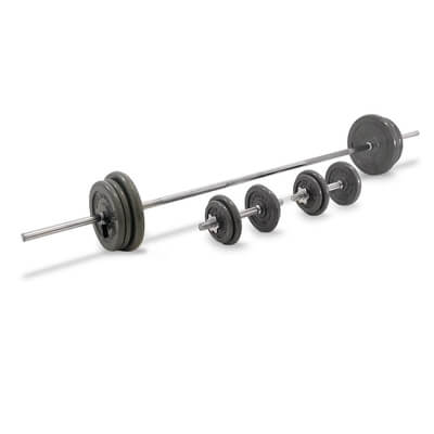 Skivstngsset & Hantelset 65 kg, JTC Power