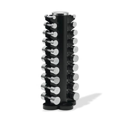 Hantelset krom 1-10 kg med stll, 10-par, JTC Power