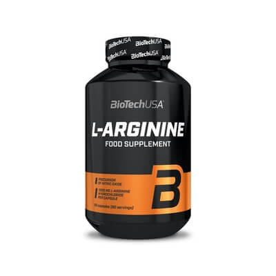 L-Arginine, 90 kapslar, BioTech USA