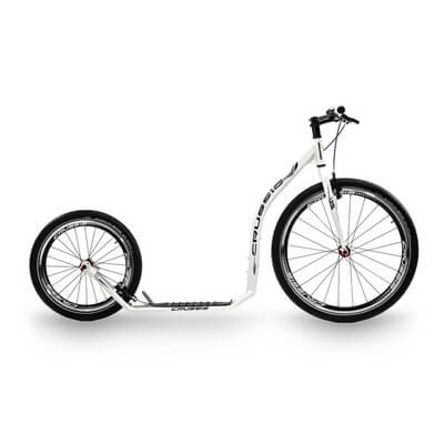 Sparkcykel Urban 4.1, white/black, Crussis