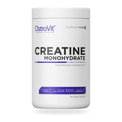 100 % Pure Creatine Monohydrate, 500g, OstroVit