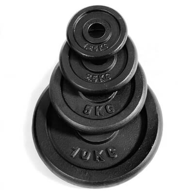 Viktskivor, 25 mm, 2 x 2,5 kg, Abilica