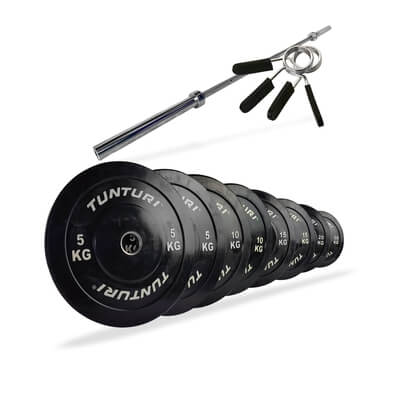 Bumper Skivstngsset 120 kg, Tunturi
