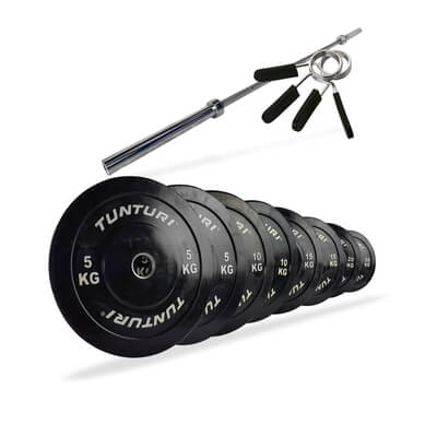 Bumper Skivstngsset 120 kg, Tunturi