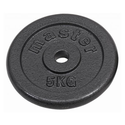 Viktskiva metall, 25 mm, 2 x 10 kg