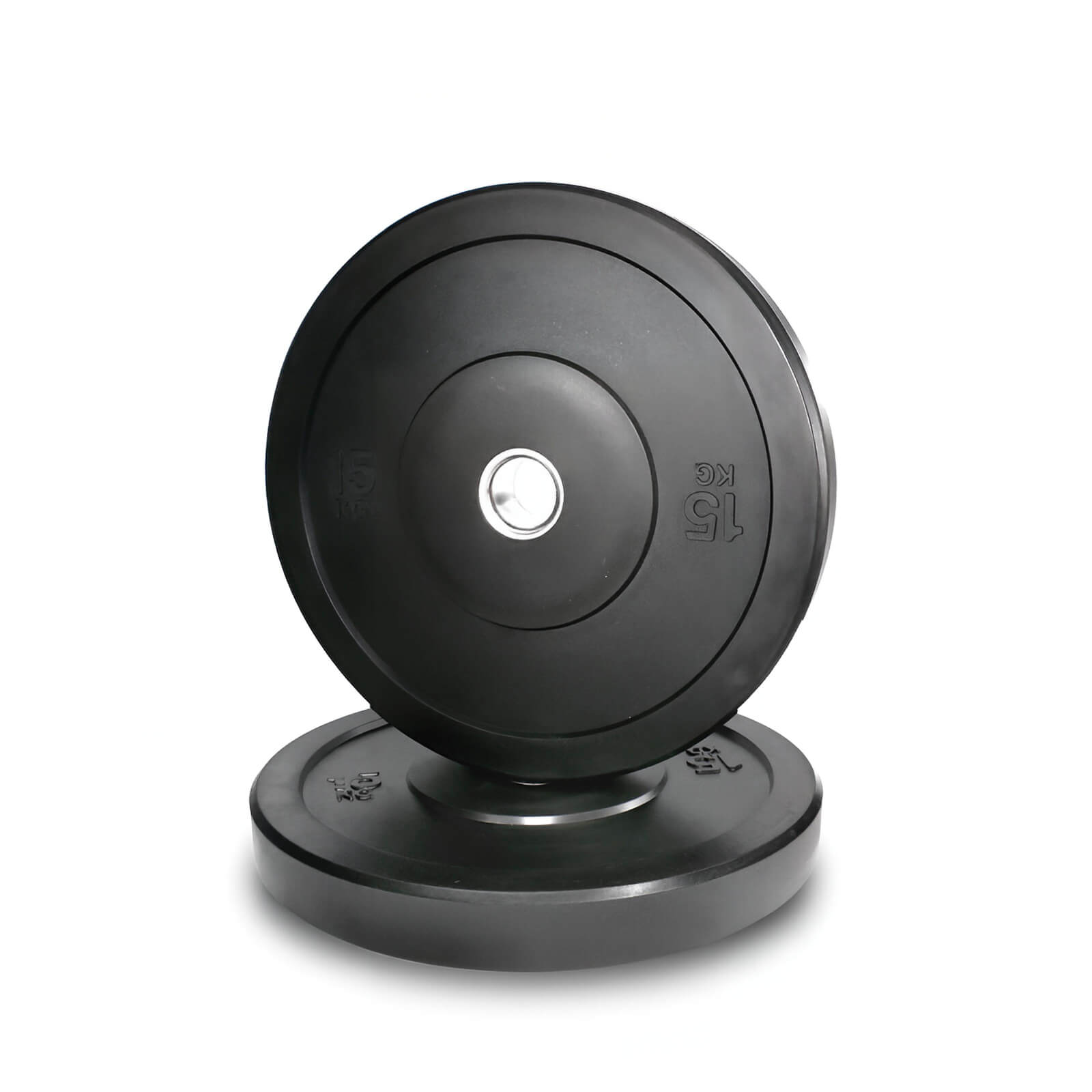 Kolla in Bumper Viktskivor Basic, 2 x 15 kg, JTC Power hos SportGymButiken.se