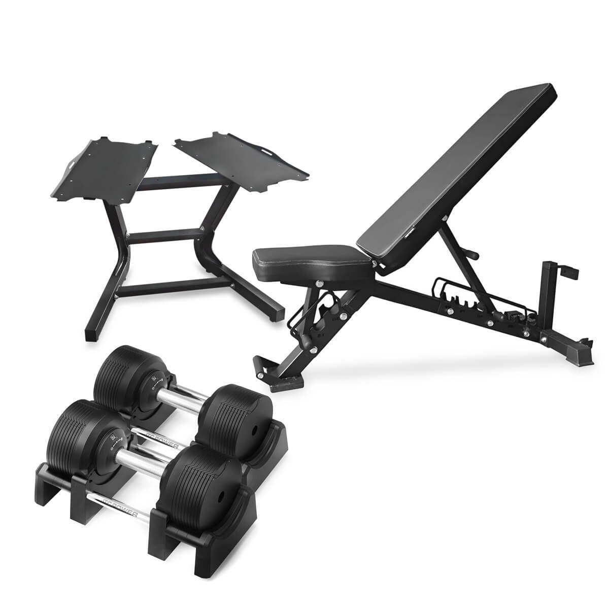 Kolla in Hantelpaket 32,5 kg AB100, Hantlar, Ställ & Bänk hos SportGymButiken.se