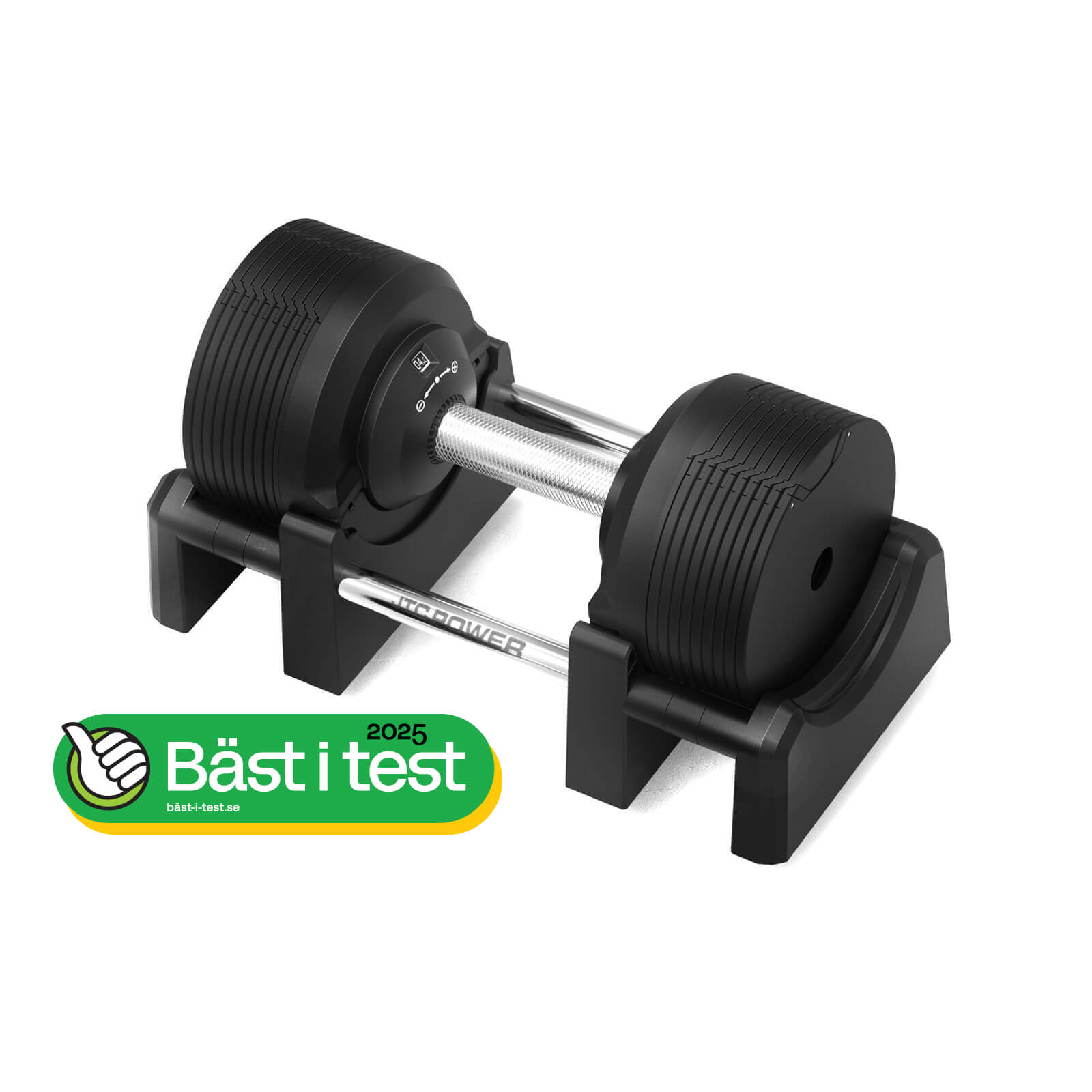 Justerbar hantel PRO, 4-32.5 kg, JTC Power
