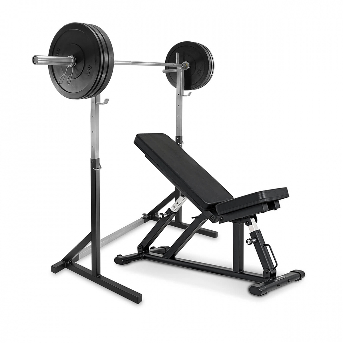 Kolla in Bänk, Ställning & Bumperset 80 kg, JTC Power hos SportGymButiken.se