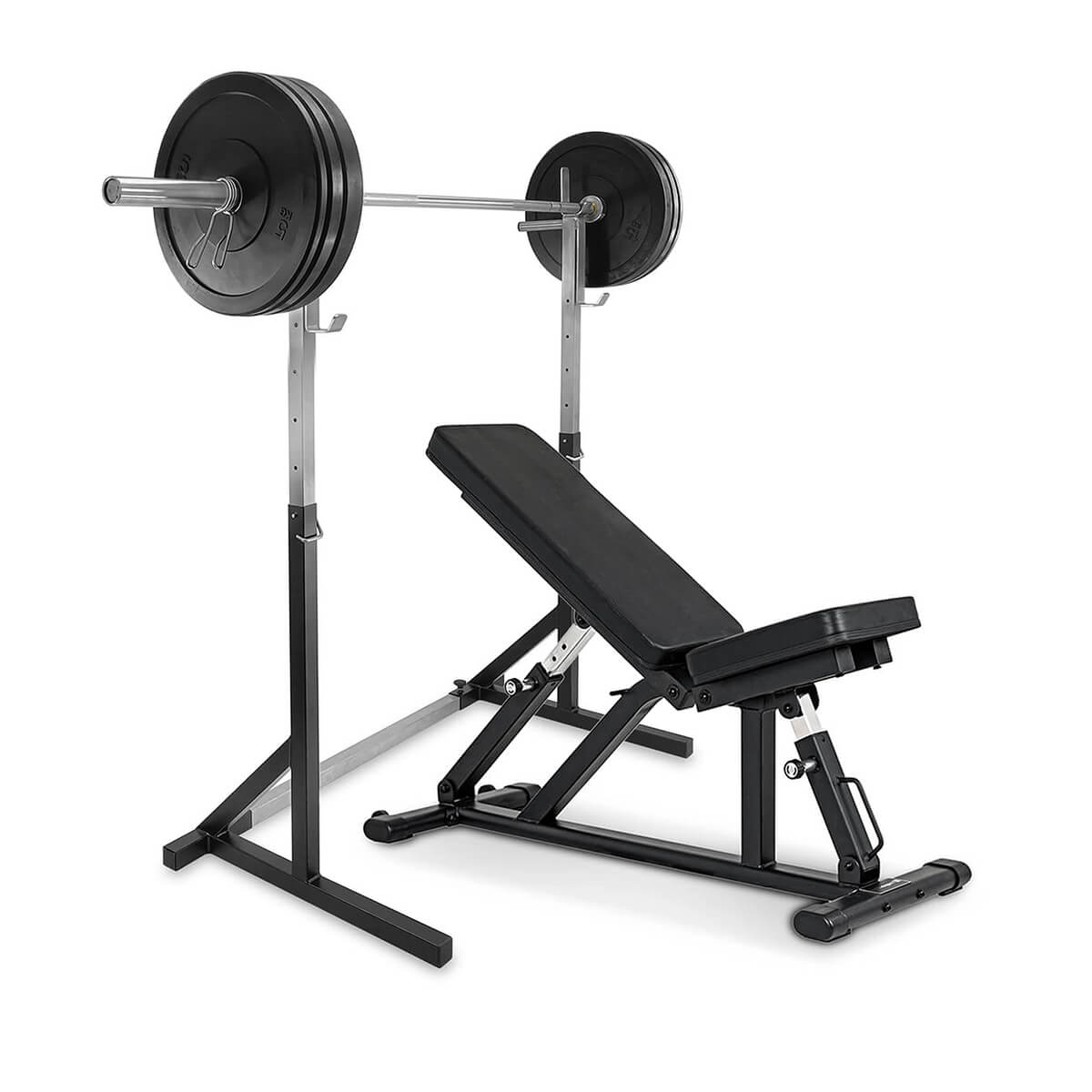 Kolla in Bänk, Ställning & Bumperset 80 kg, JTC Power hos SportGymButiken.se