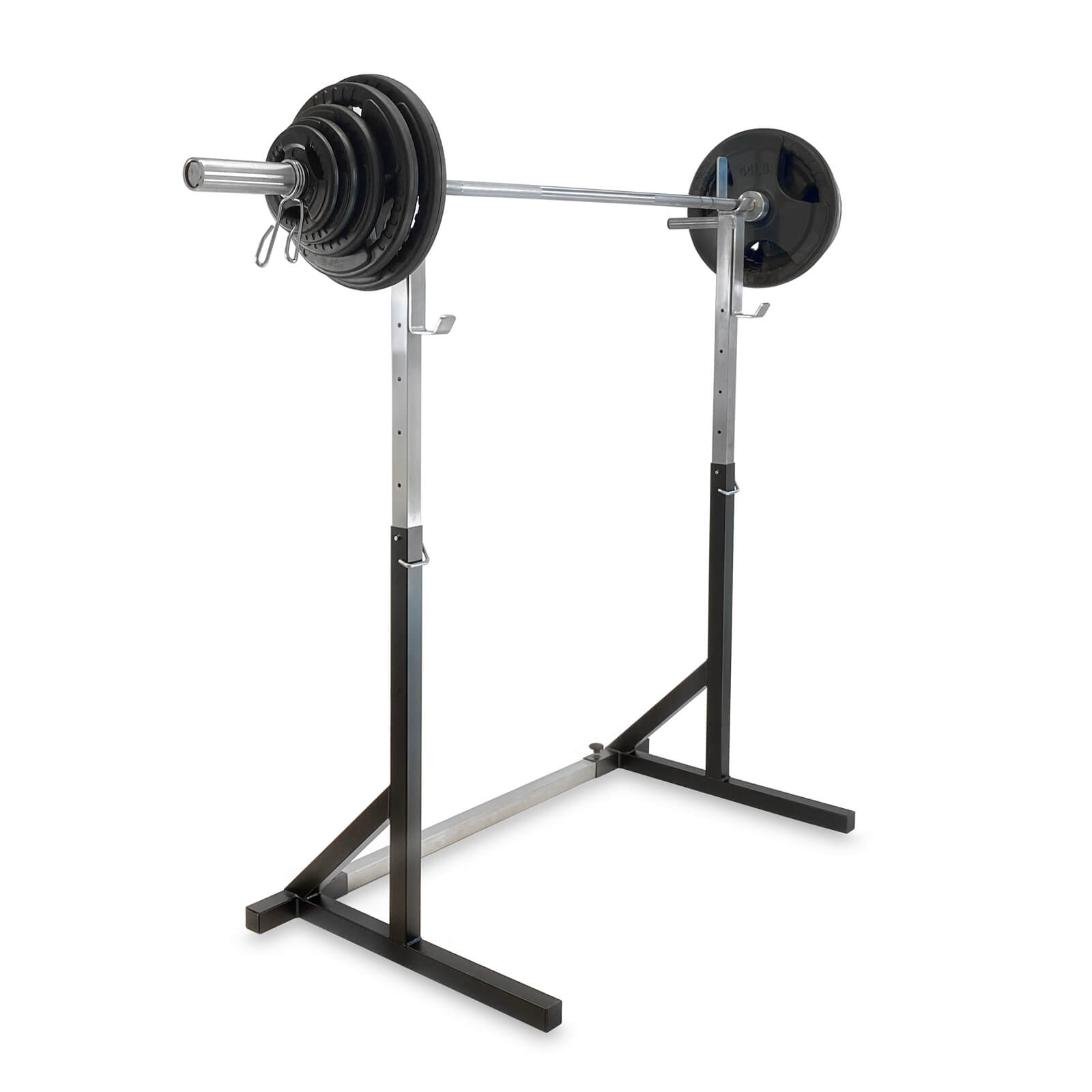 Kolla in Tri-Grip Skivstångsset 87.5 kg & Ställning, JTC Power hos SportGymButik