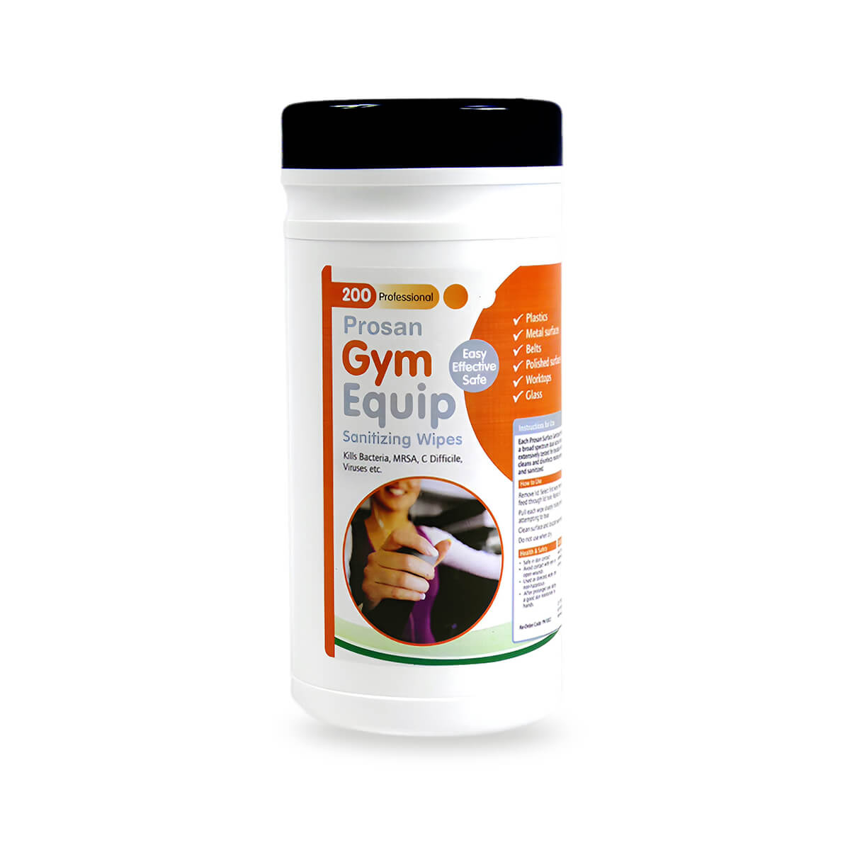Gym Wipes, 200 st dukar, Prosan Gym