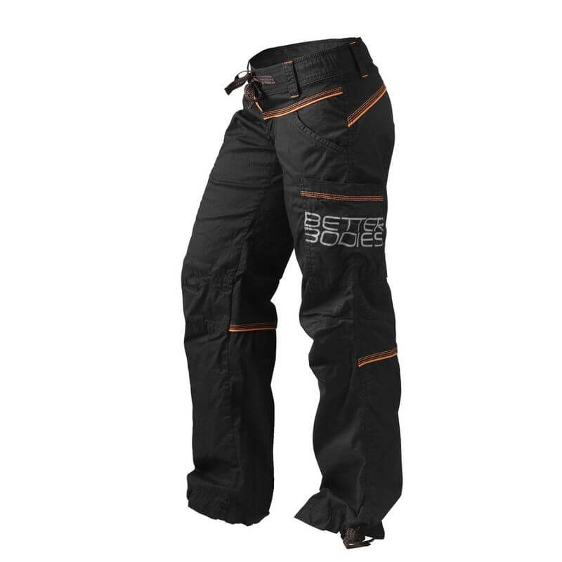 Contrast Windpant, black/orange, Better Bodies