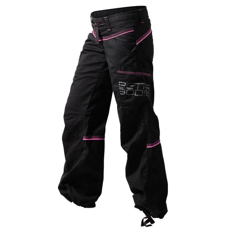 Kolla in Contrast Windpant, black/pink, Better Bodies hos SportGymButiken.se