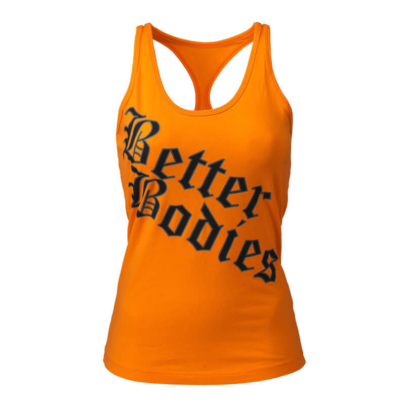 Kolla in Printed T-back, bright orange, Better Bodies hos SportGymButiken.se